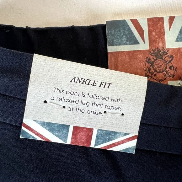 English Laundry NWT 36 Men Ankle Fit Jogger Pant Comfort Versatile Navy Blue - Picture 6 of 9